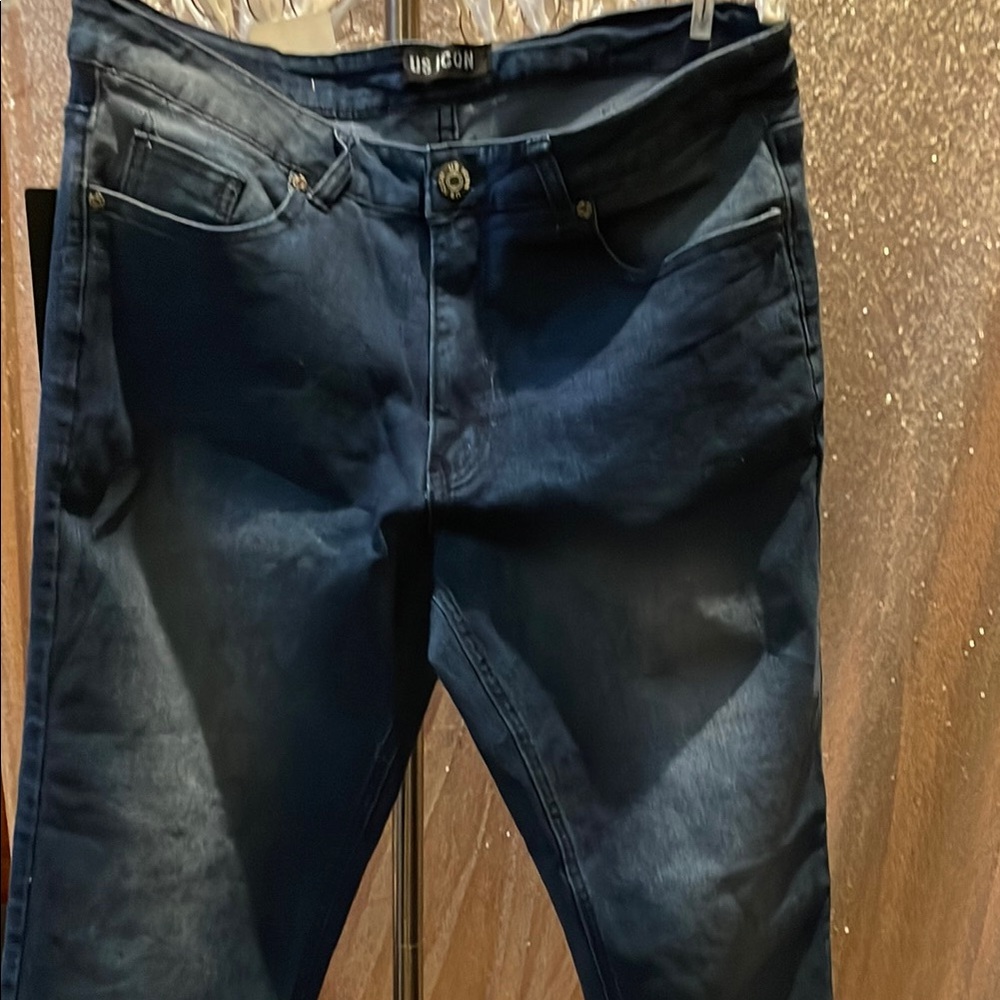 NWT! ICON Deep Indigo Slim Denim Jeans